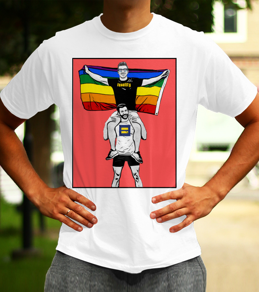 Equality Pride Flag Human Rights Campaign T-Shirt