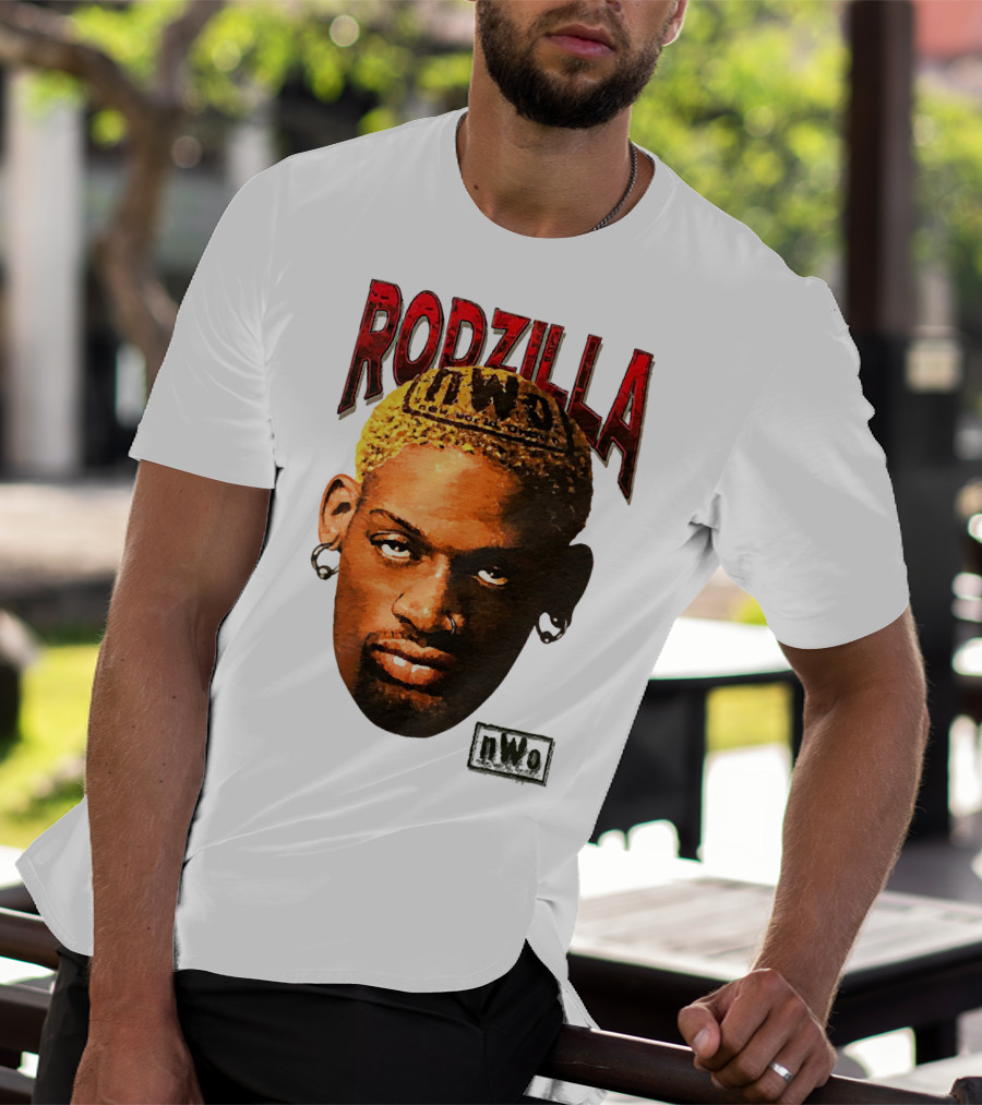 Dennis Rodman Rodzilla NWo Wrestling Legend The Worm T-Shirt