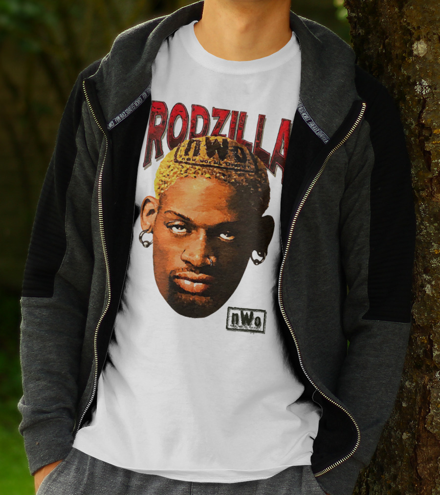 Dennis Rodman Rodzilla NWo Wrestling Legend The Worm T-Shirt