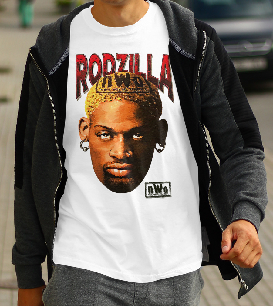 Dennis Rodman Rodzilla NWo Wrestling Legend The Worm T-Shirt