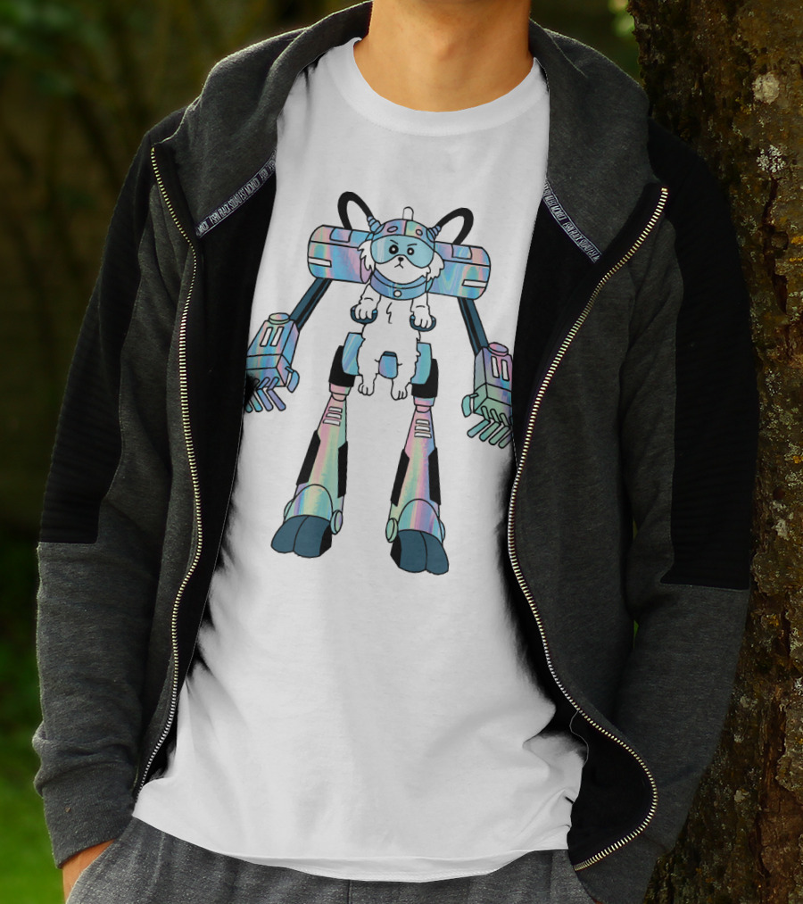 Rick And Morty Cybernetic Dog Mech Snuffles T-Shirt
