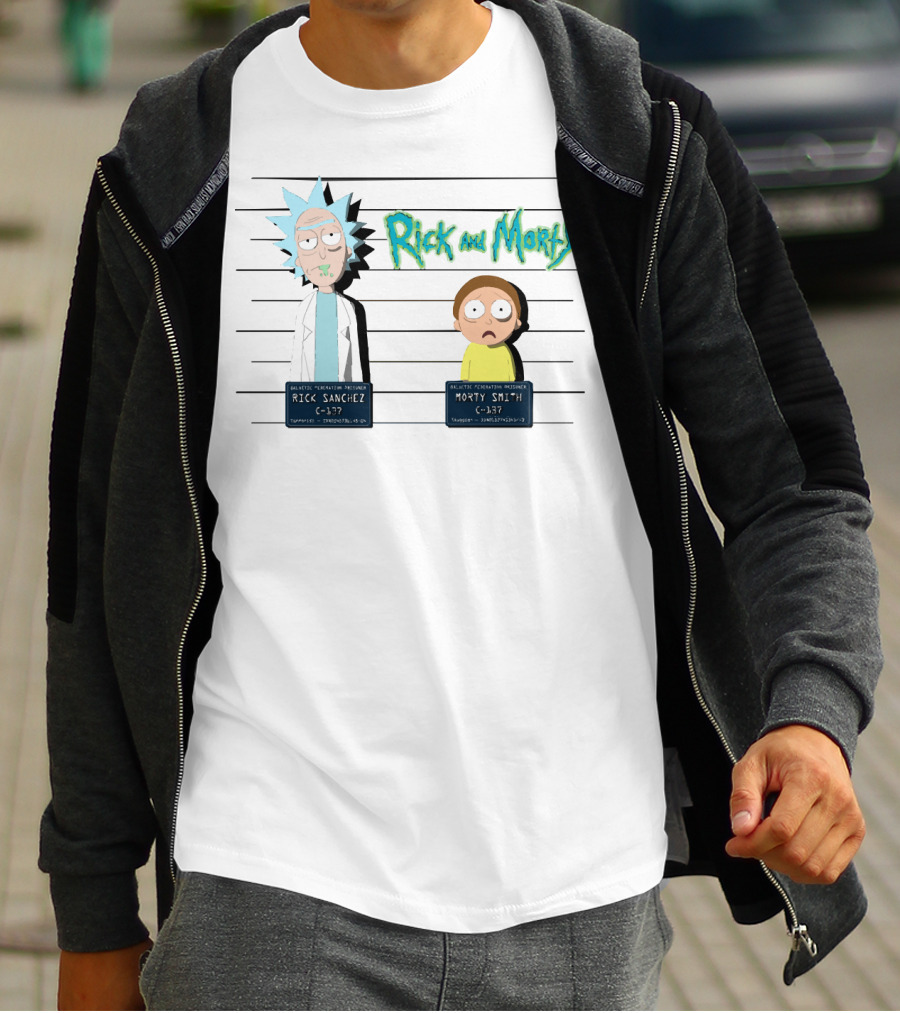Rick And Morty Galactic Federation Prisoners C-137 Mugshot T-Shirt
