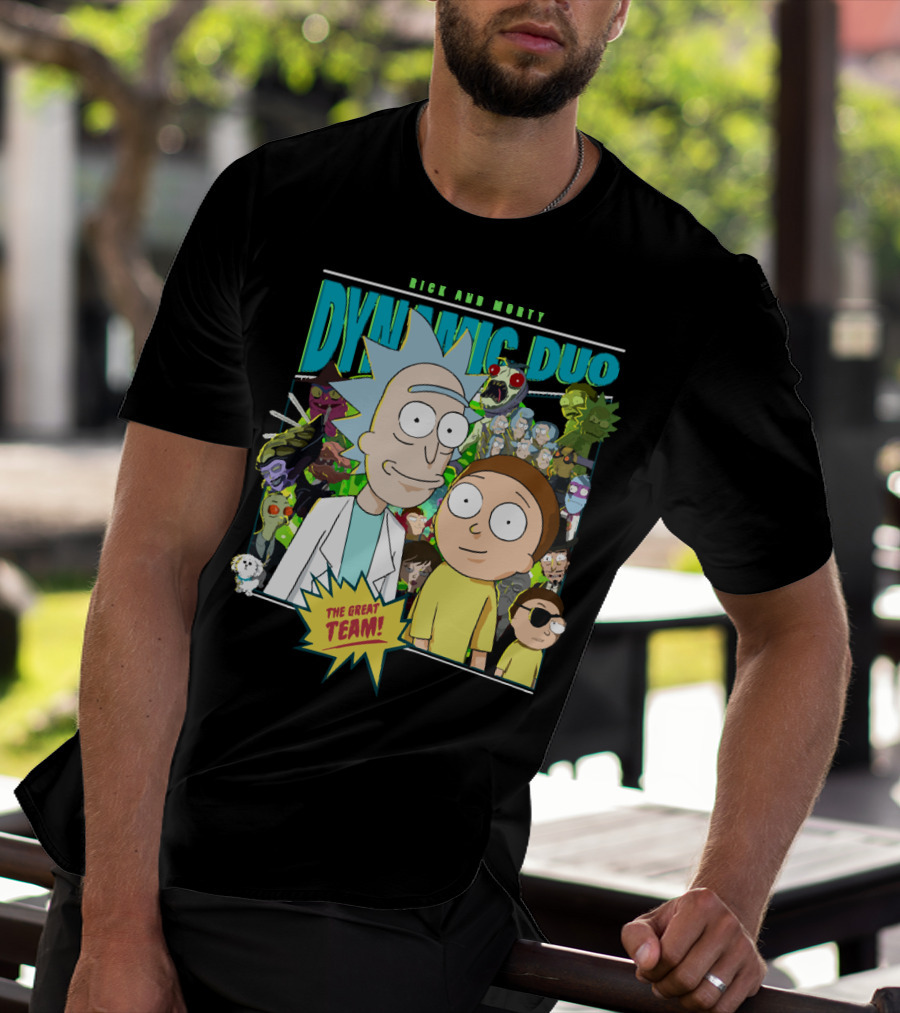 Rick And Morty Dynamic Duo The Great Team T-Shirt