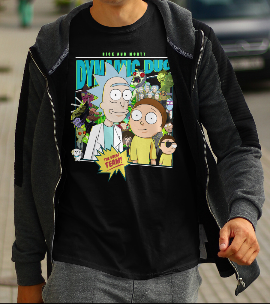 Rick And Morty Dynamic Duo The Great Team T-Shirt