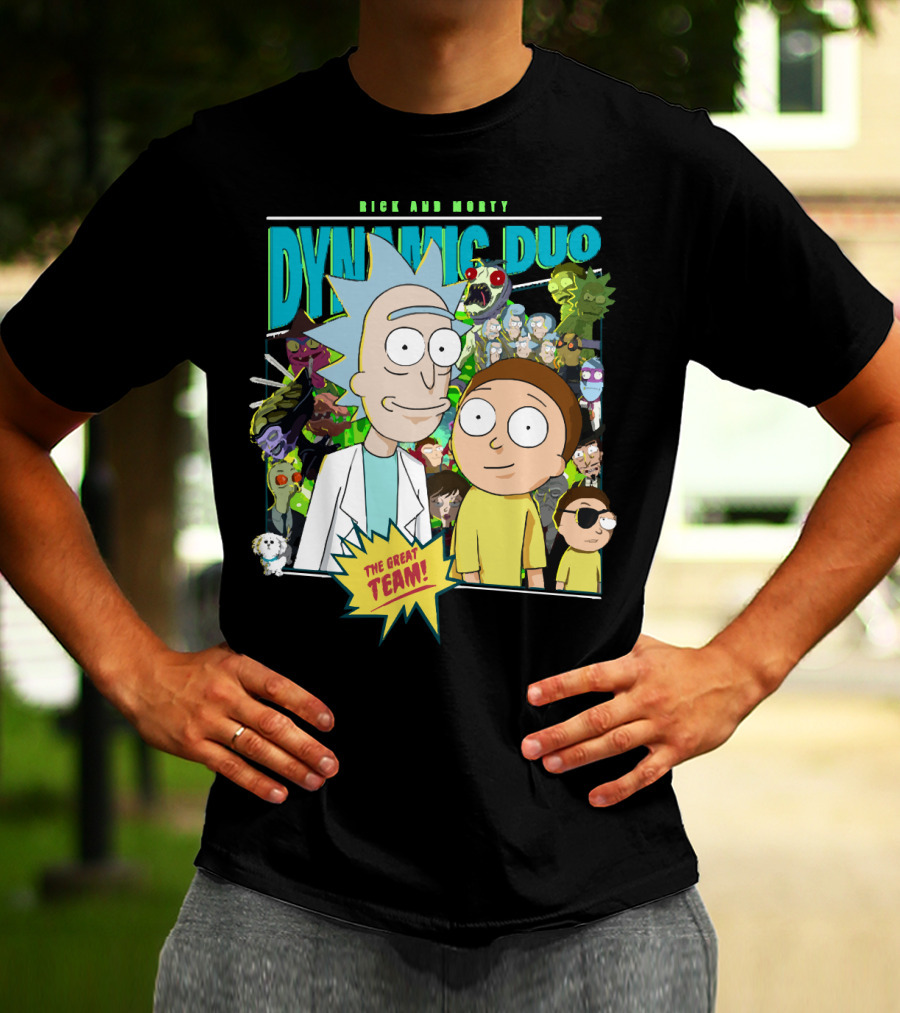 Rick And Morty Dynamic Duo The Great Team T-Shirt