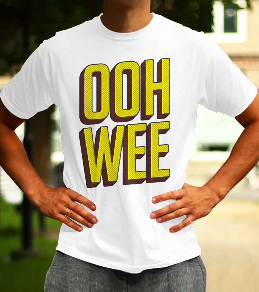 OOH WEE Mr. Poopy Butthole Bold Yellow Comic T-Shirt