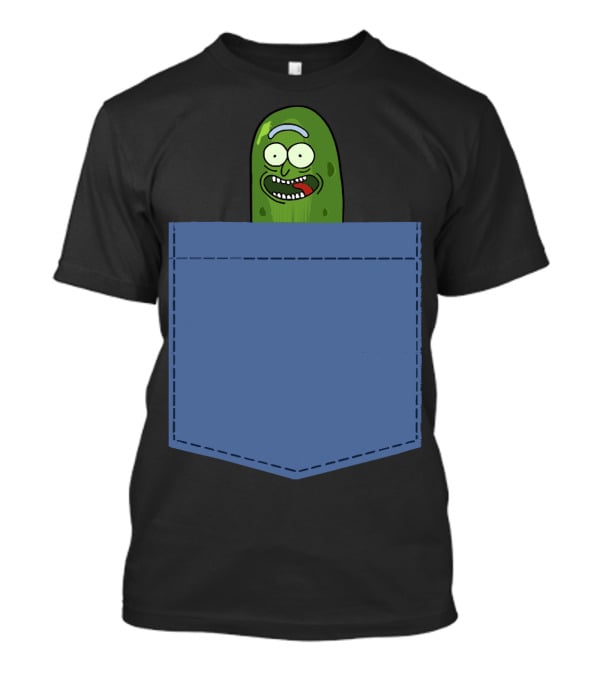 Pickle Rick Pocket Adventure T-Shirt