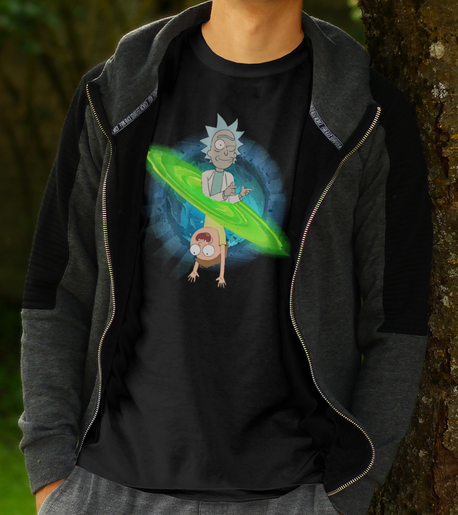 Rick Morty Portal Adventure T-Shirt