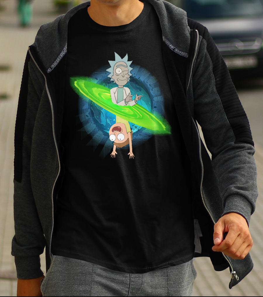 Rick Morty Portal Adventure T-Shirt