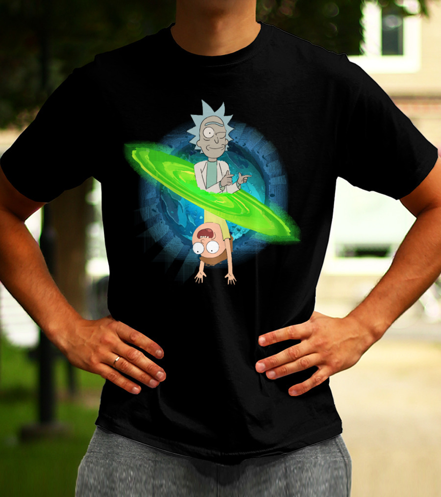Rick Morty Portal Adventure T-Shirt