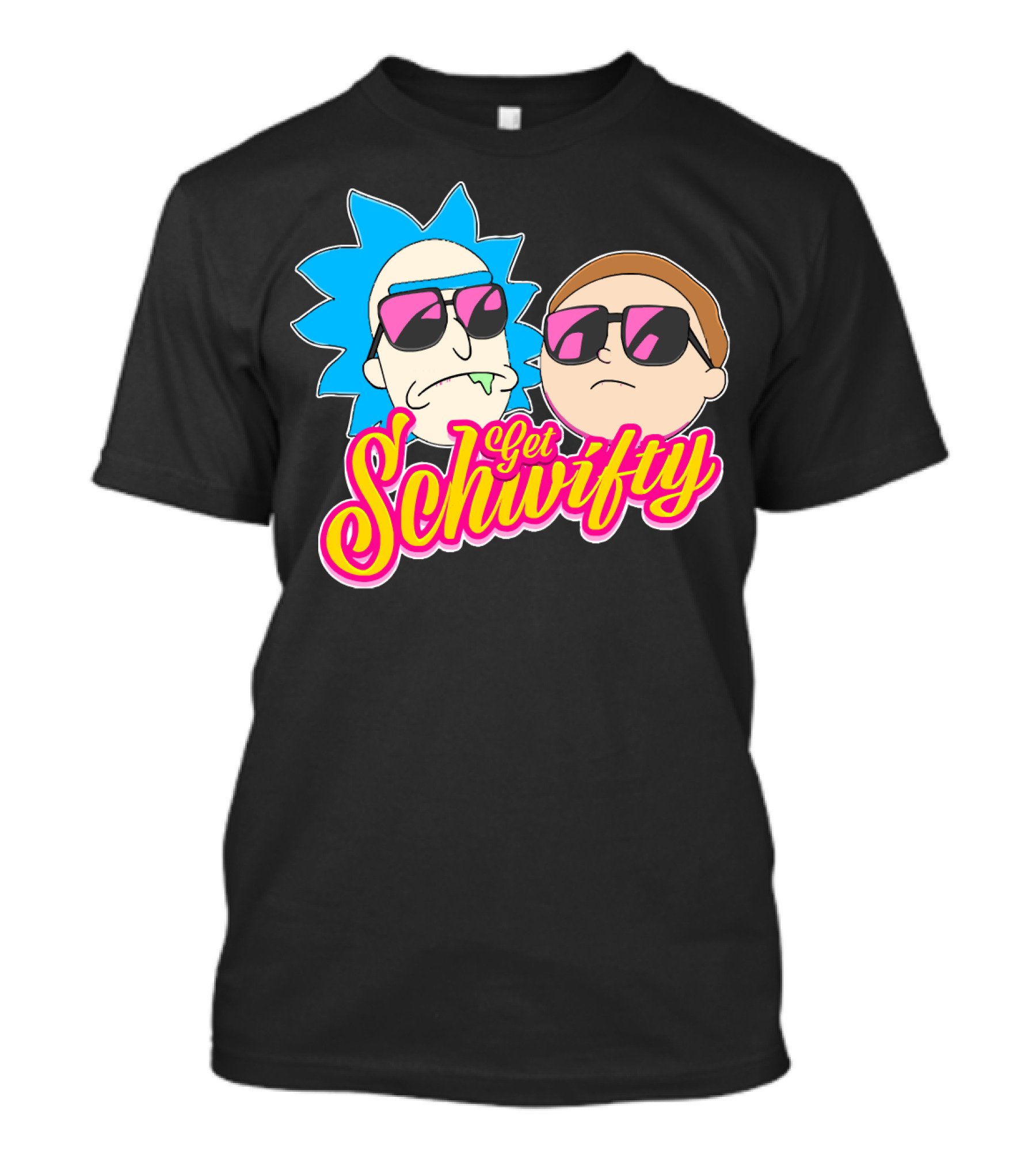 Rick And Morty Get Schwifty Sunglasses Edition T-Shirt