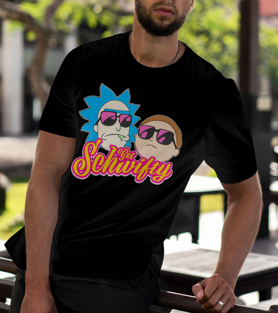 Rick And Morty Get Schwifty Sunglasses Edition T-Shirt