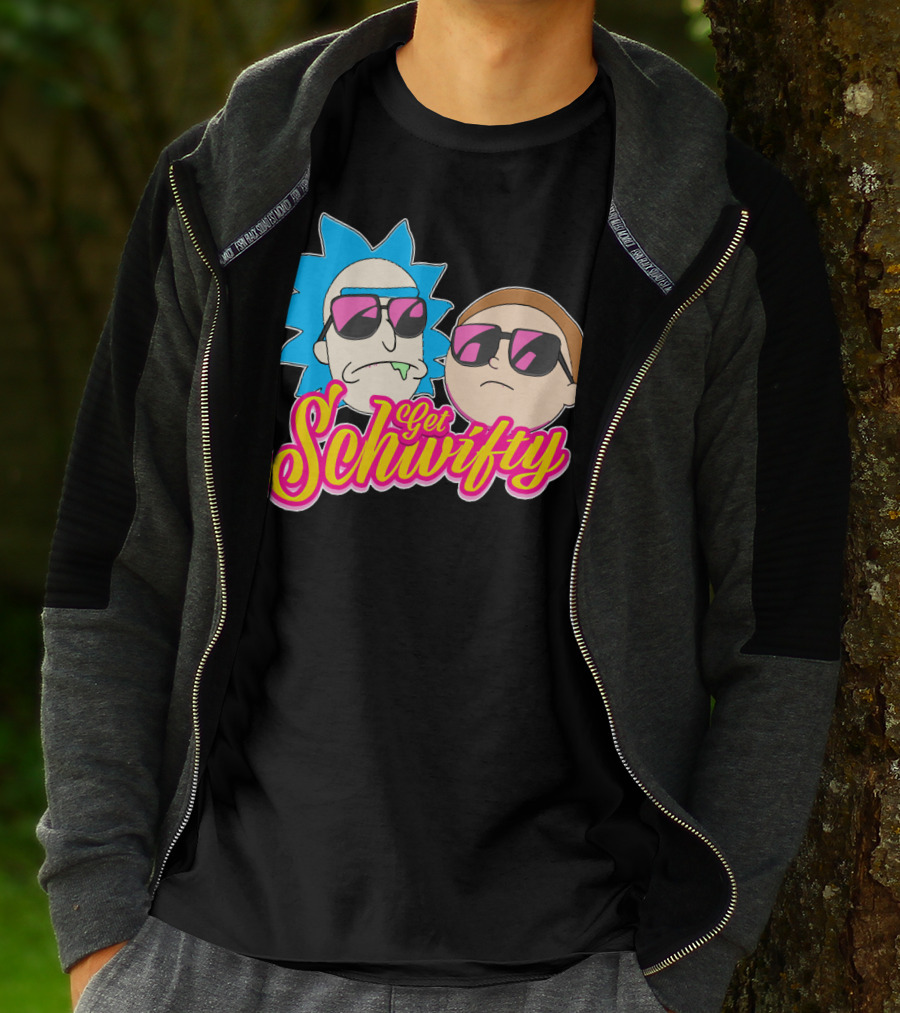 Rick And Morty Get Schwifty Sunglasses Edition T-Shirt