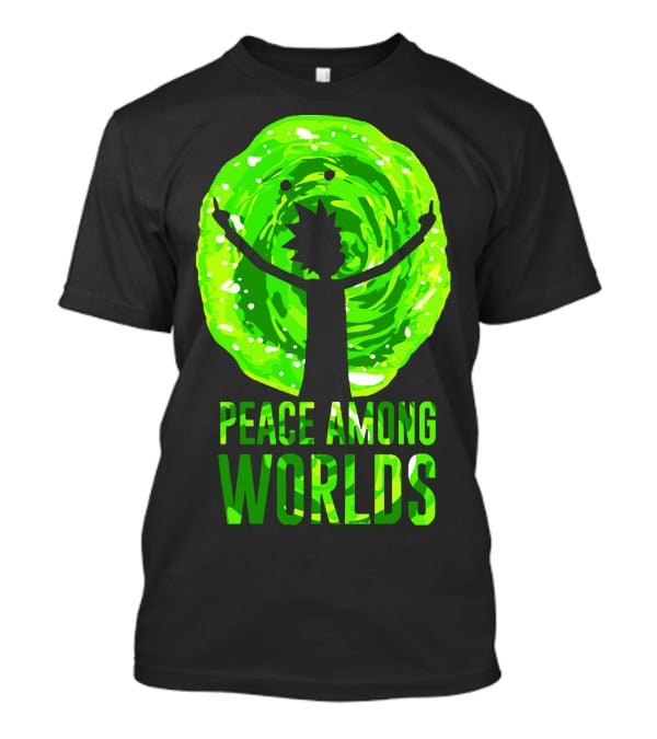 Rick And Morty Peace Among Worlds Portal T-Shirt