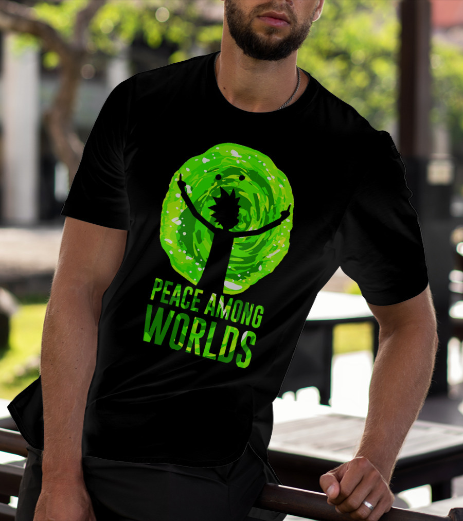 Rick And Morty Peace Among Worlds Portal T-Shirt