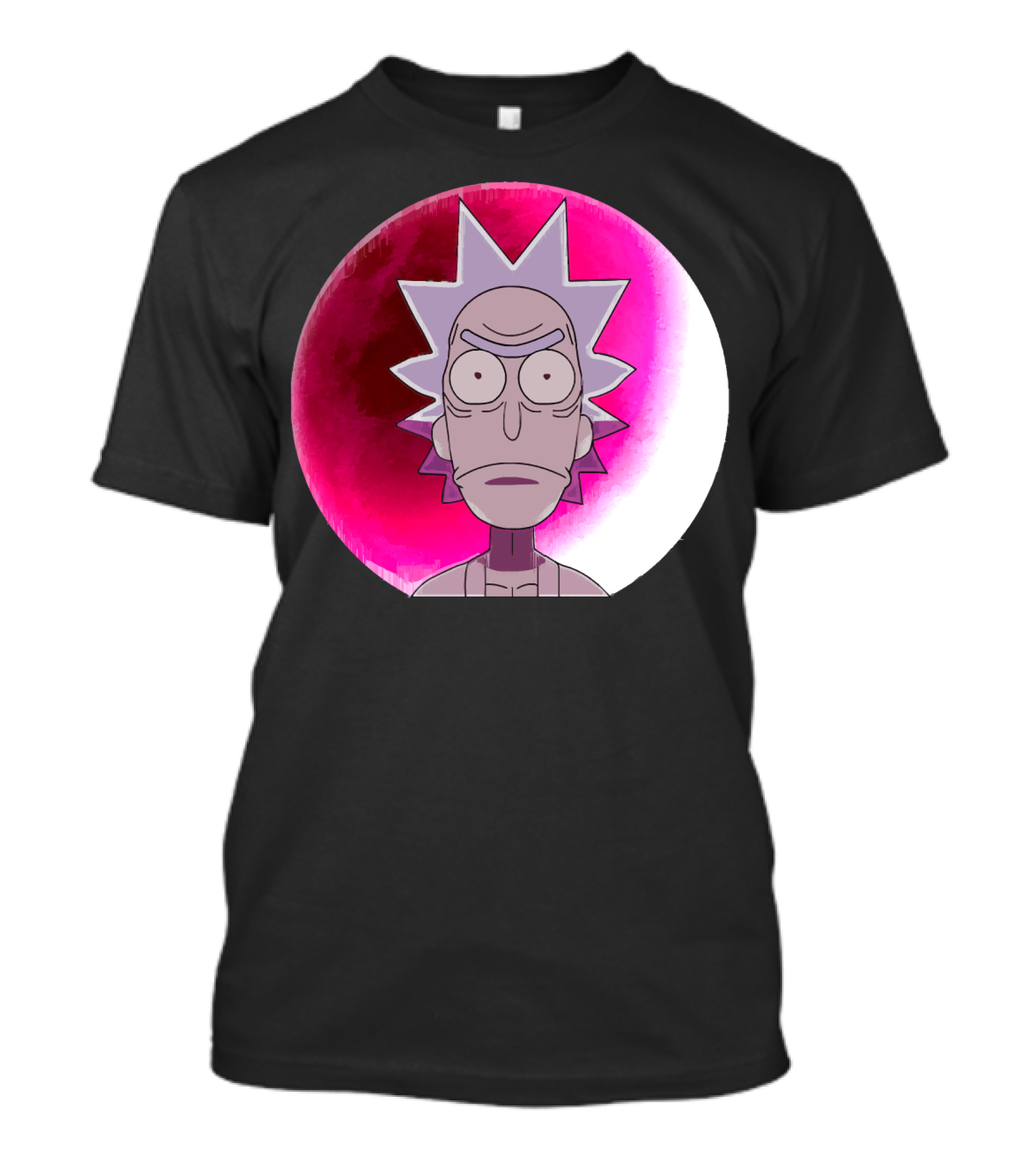 Samurai Rick Anime Crossover Style Expression T-Shirt
