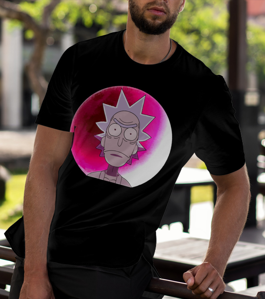 Samurai Rick Anime Crossover Style Expression T-Shirt
