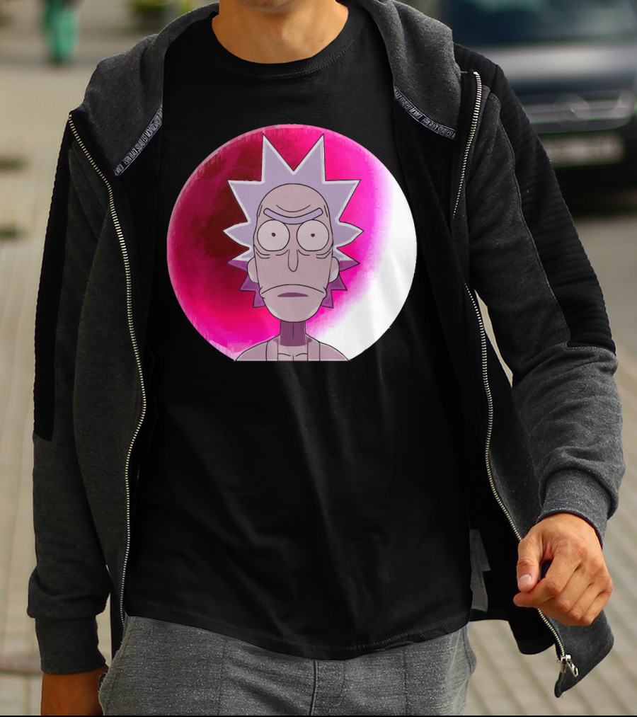 Samurai Rick Anime Crossover Style Expression T-Shirt