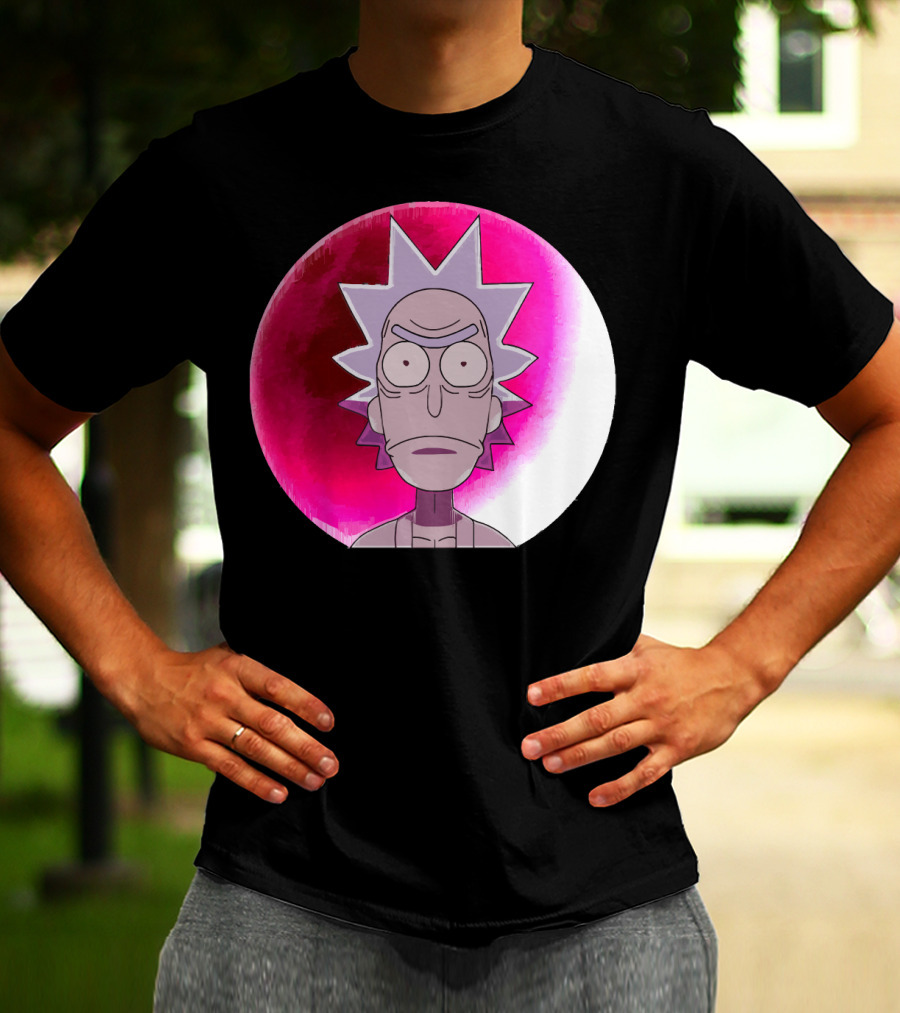 Samurai Rick Anime Crossover Style Expression T-Shirt
