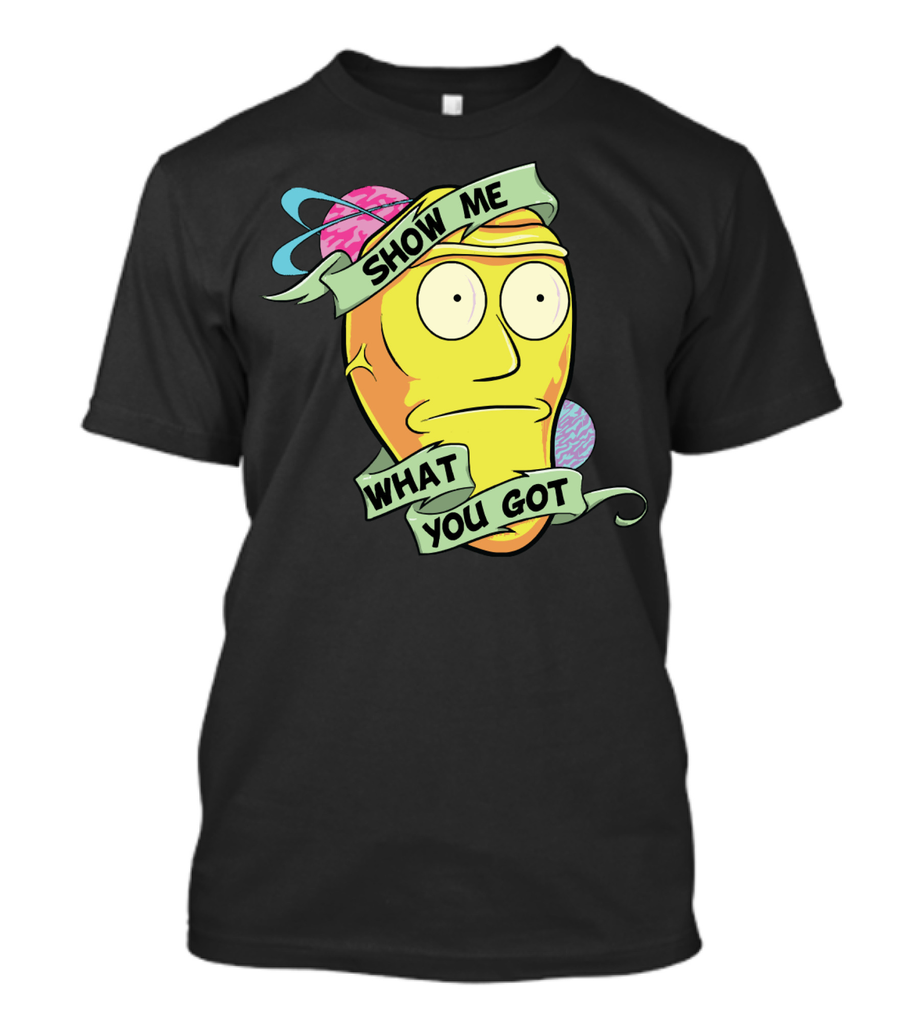 Show Me What You Got Head With Planets T-Shirt
