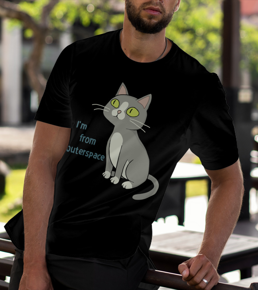 I'm From Outerspace Cat Rick And Morty T-Shirt