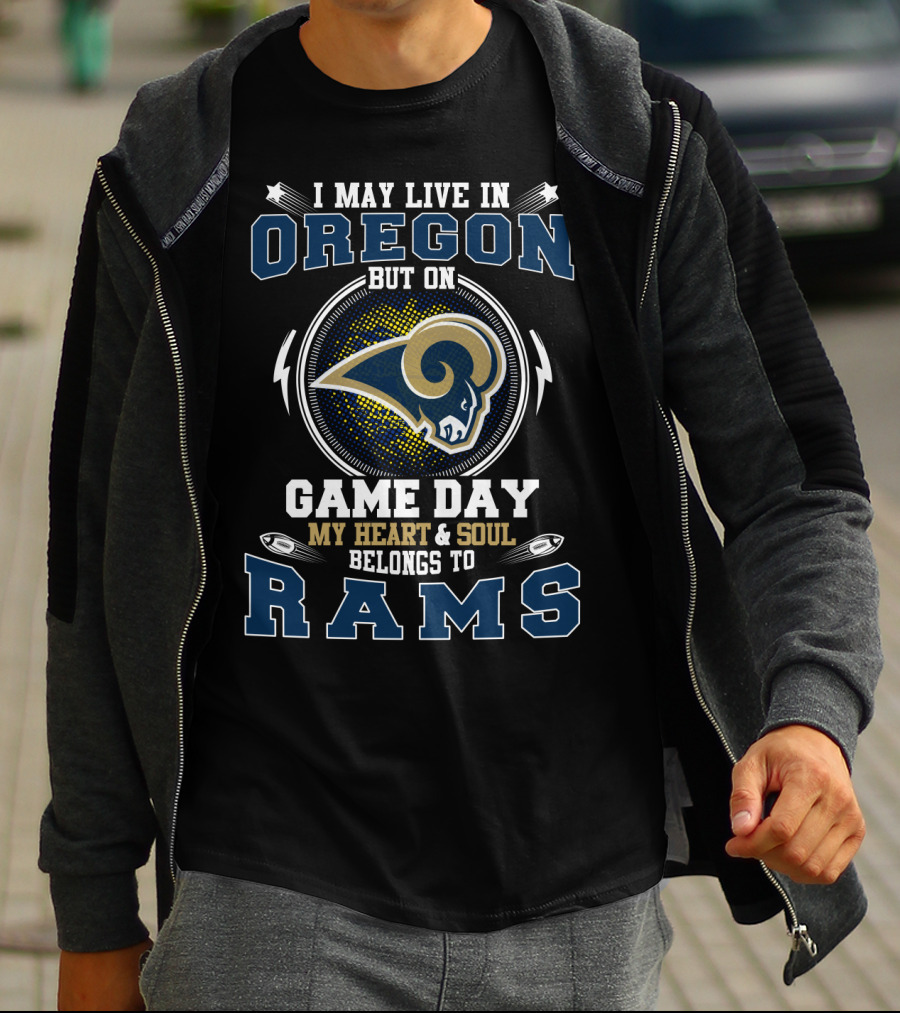 Oregon Game Day My Heart & Soul Belongs To Rams T-Shirt