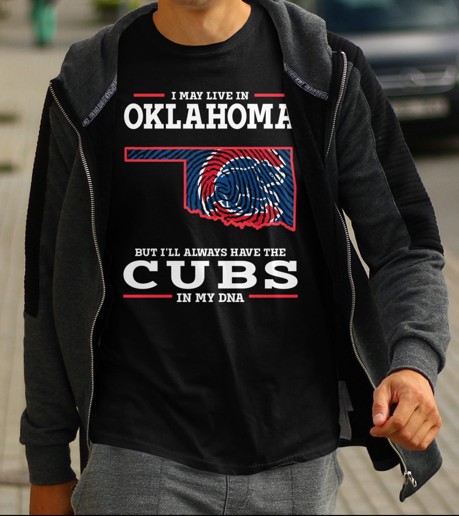 Oklahoma Roots With Cubs Pride In My Dna T-Shirt