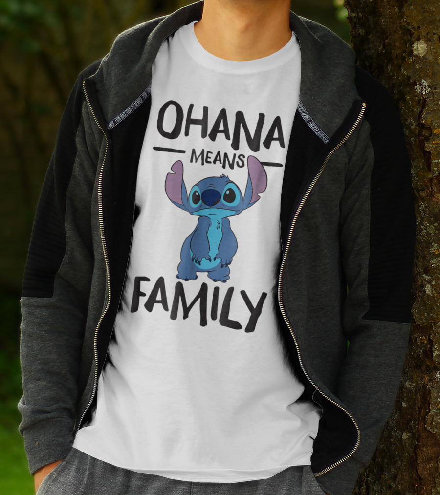 Ohana Means Family Stitch Character T-Shirt