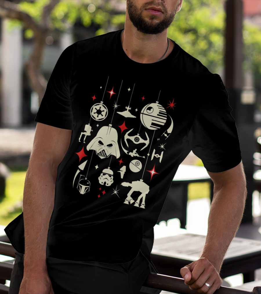 Star Wars Galactic Holiday Ornaments Collection T-Shirt