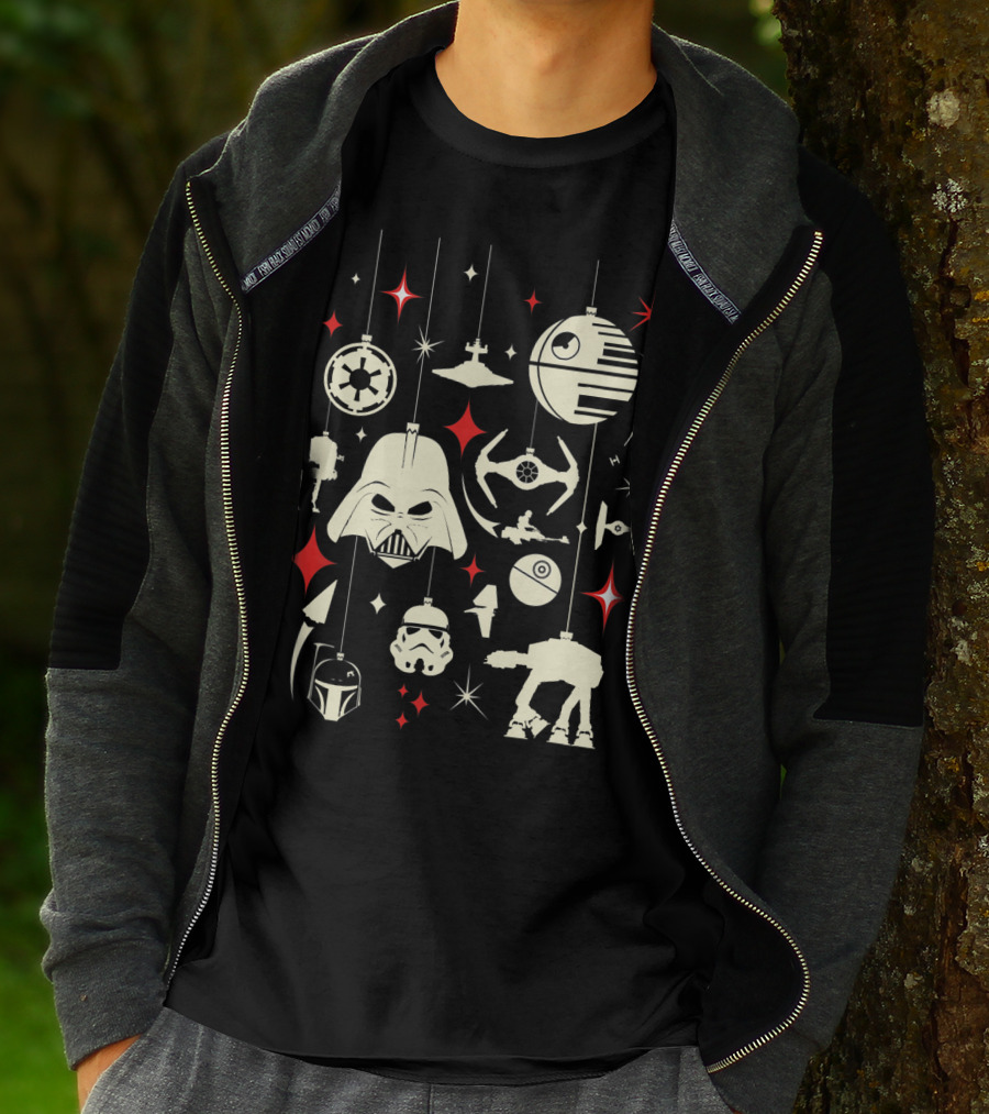 Star Wars Galactic Holiday Ornaments Collection T-Shirt
