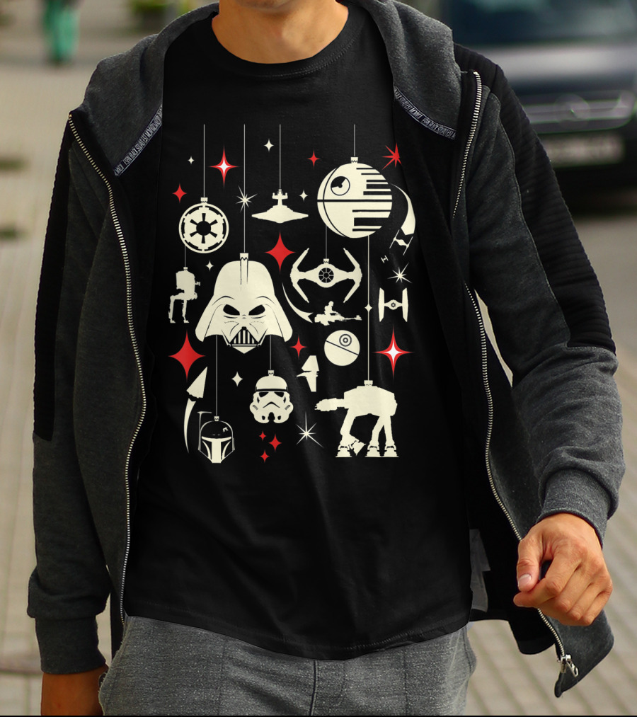 Star Wars Galactic Holiday Ornaments Collection T-Shirt