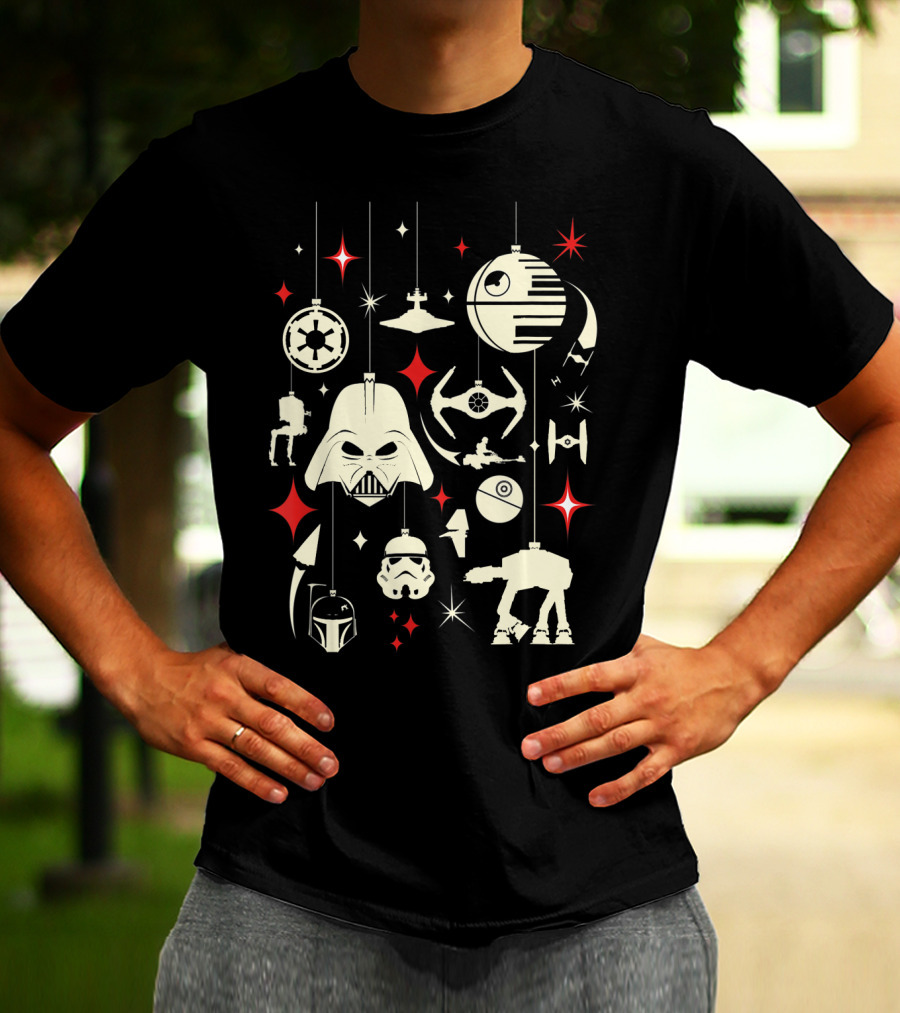 Star Wars Galactic Holiday Ornaments Collection T-Shirt
