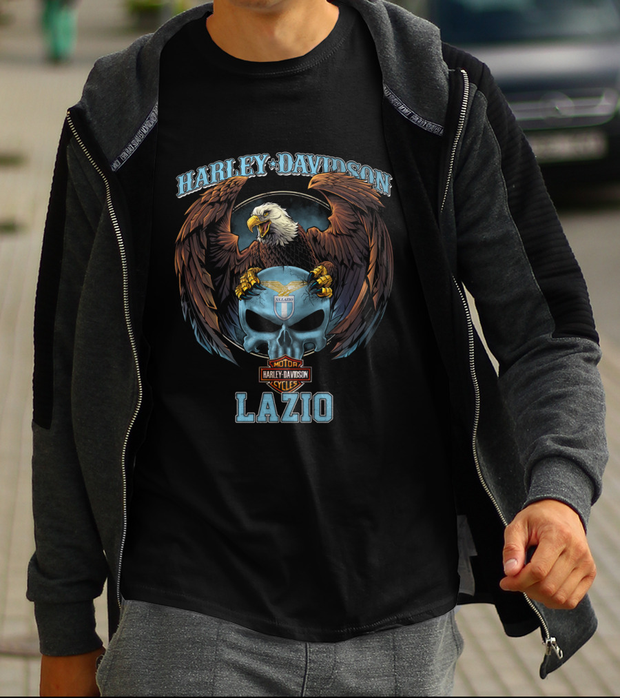 Harley Davidson Eagle Skull Lazio T-Shirt