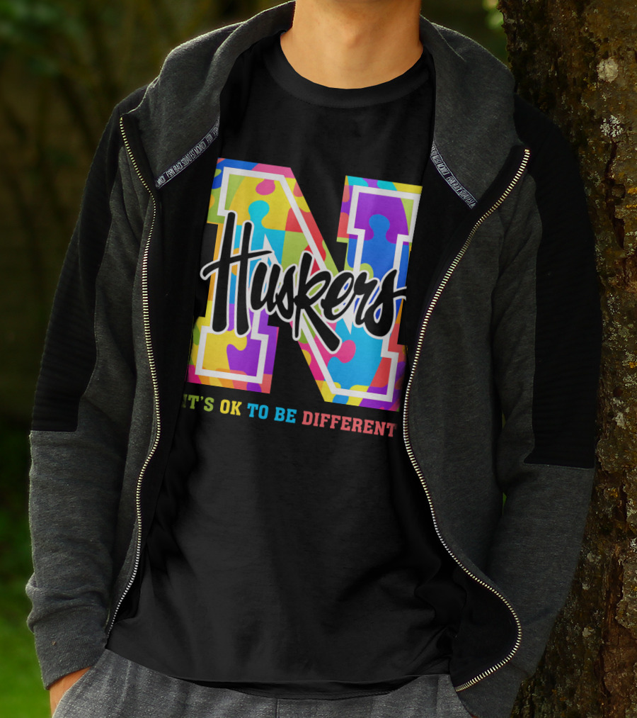 Huskers It's OK To Be Different T-Shirt