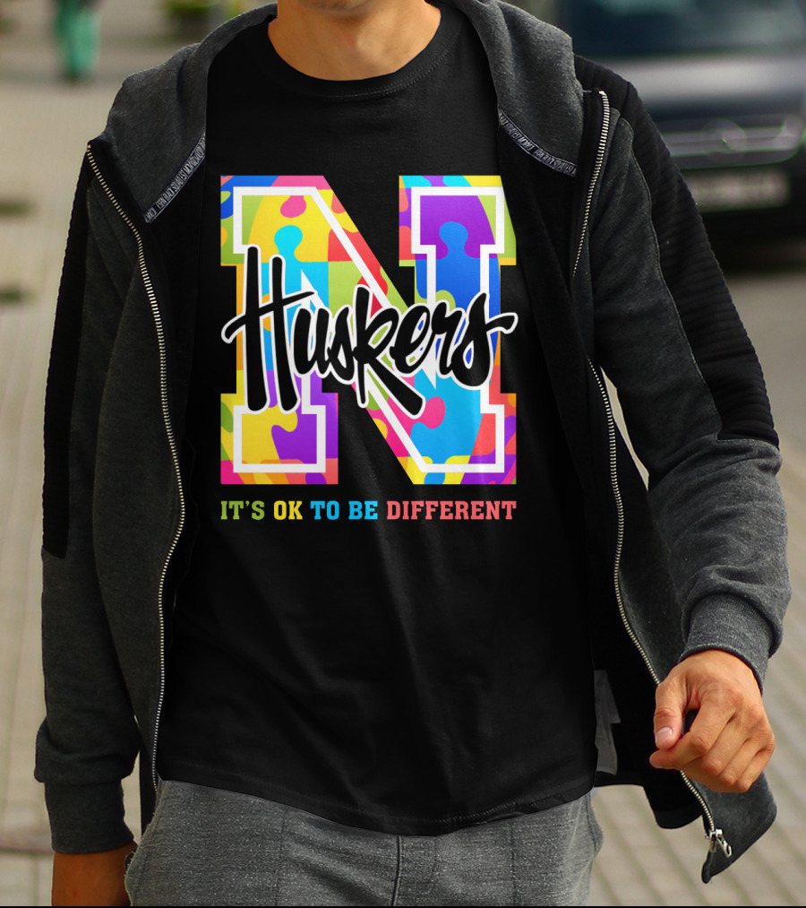 Huskers It's OK To Be Different T-Shirt