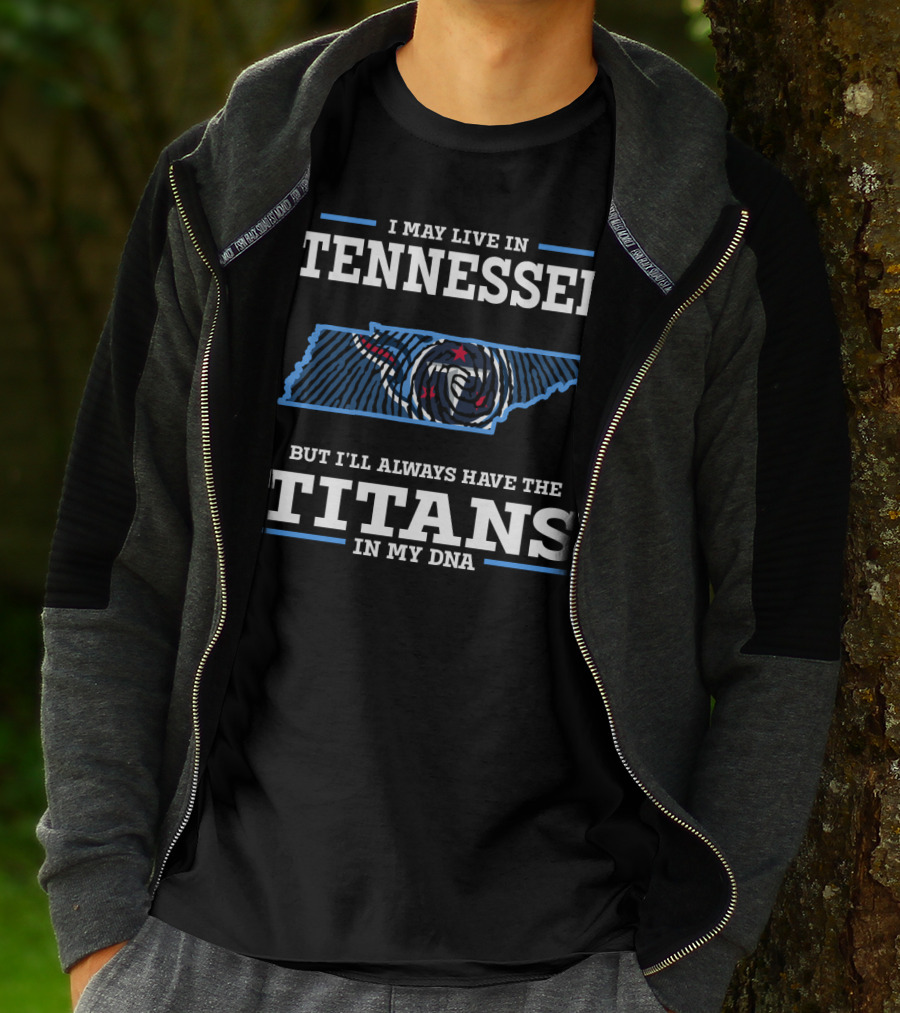 Tennessee Titans In My DNA Map T-Shirt
