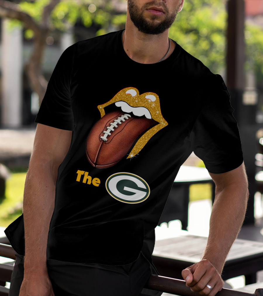 The Smile Packers Football Glitter T-Shirt