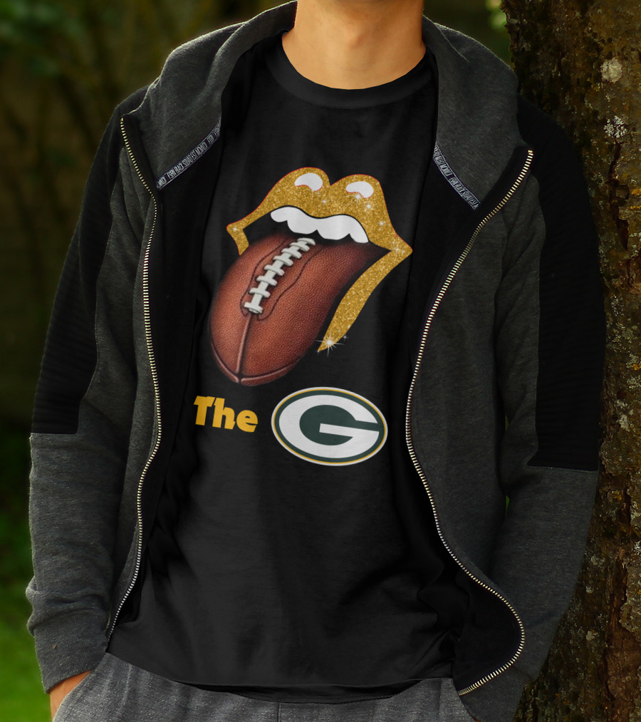 The Smile Packers Football Glitter T-Shirt