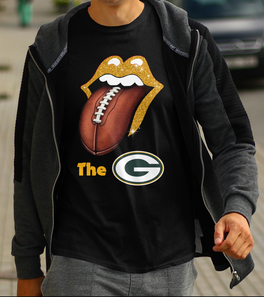 The Smile Packers Football Glitter T-Shirt