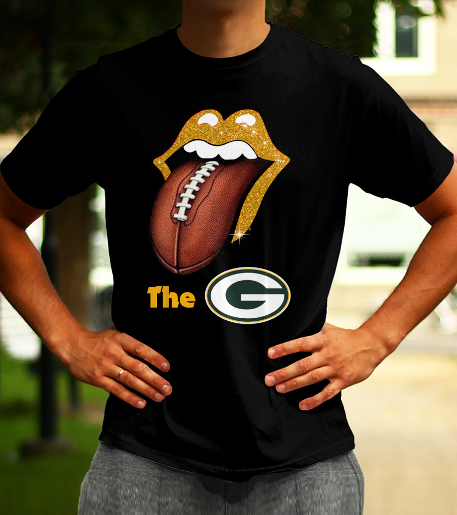 The Smile Packers Football Glitter T-Shirt