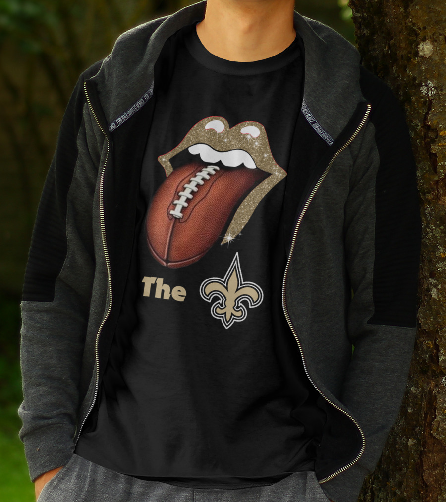 The Smile Saints Football Iconic Logo Fleur-de-Lis T-Shirt