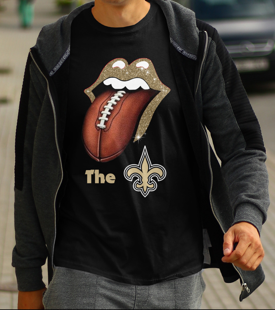 The Smile Saints Football Iconic Logo Fleur-de-Lis T-Shirt