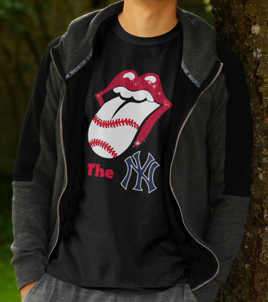 The Yankees Baseball Rolling Tongue T-Shirt