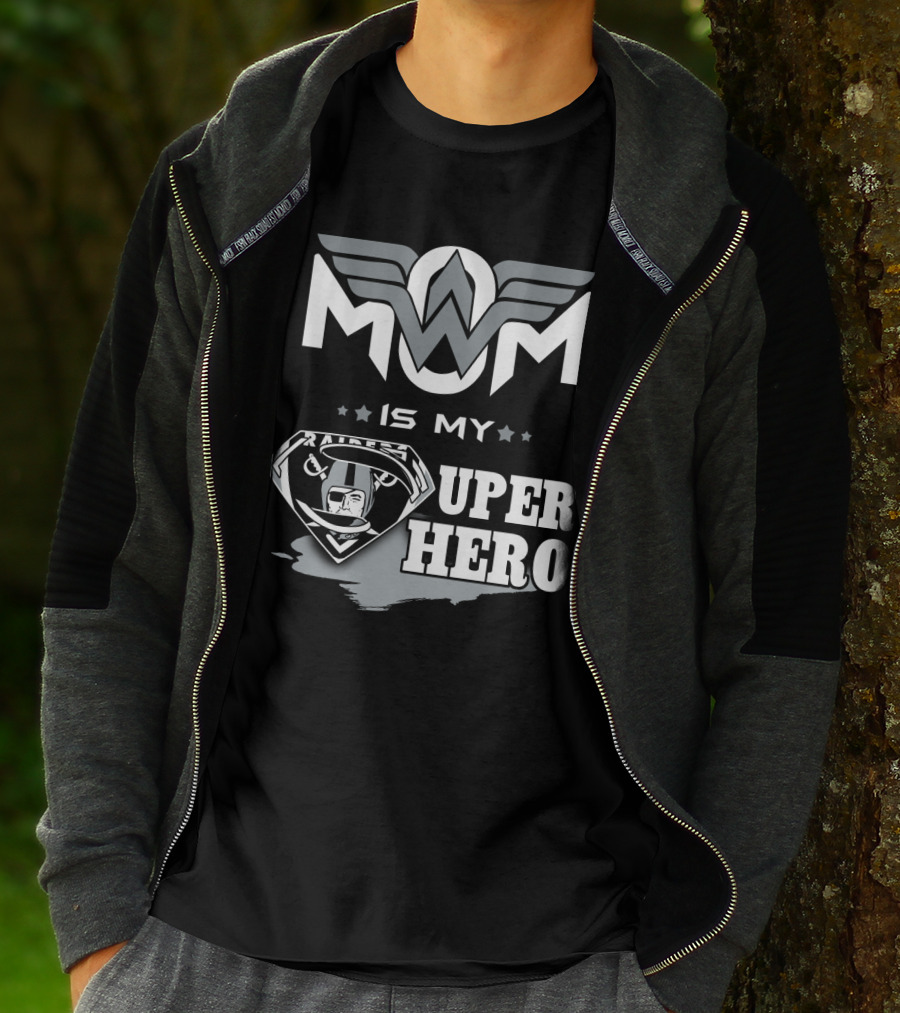 Mom Is My Raiders Super Hero T-Shirt