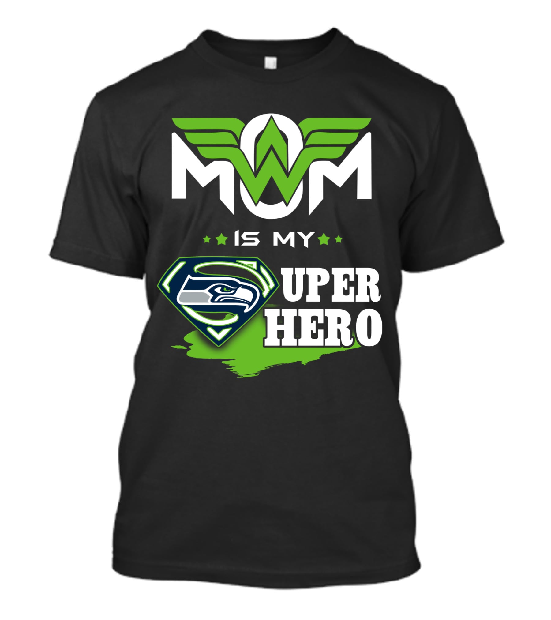 Seahawks Mom Is My Super Hero T-Shirt