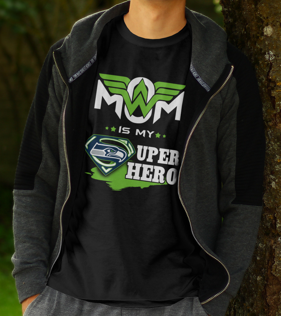 Seahawks Mom Is My Super Hero T-Shirt