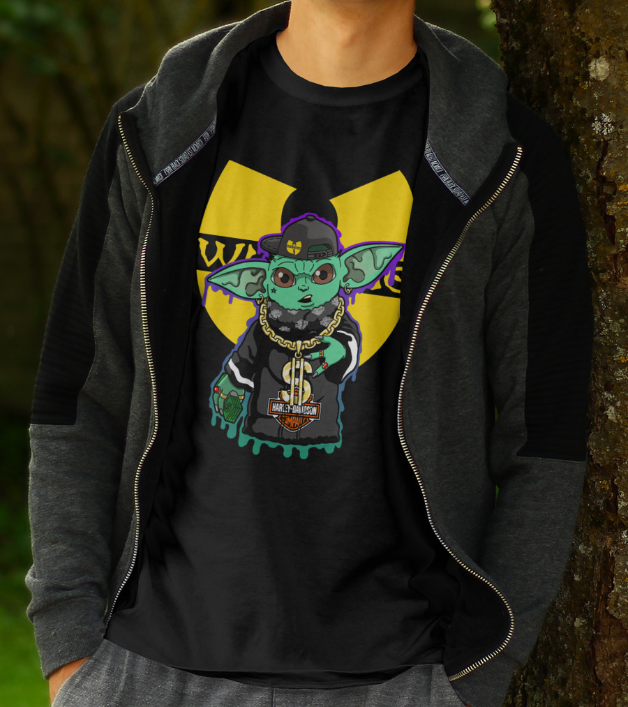 Wu-Tang Clan Harley Davidson Yoda Mashup T-Shirt