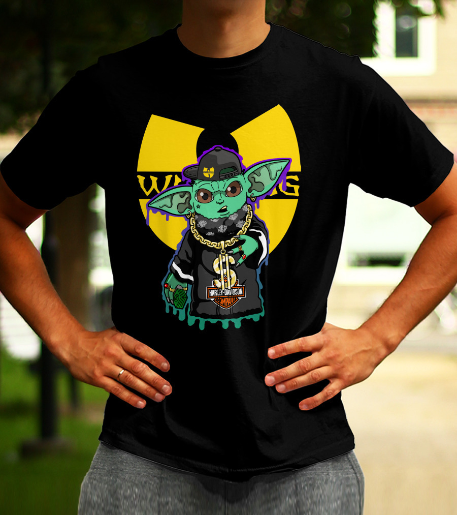 Wu-Tang Clan Harley Davidson Yoda Mashup T-Shirt