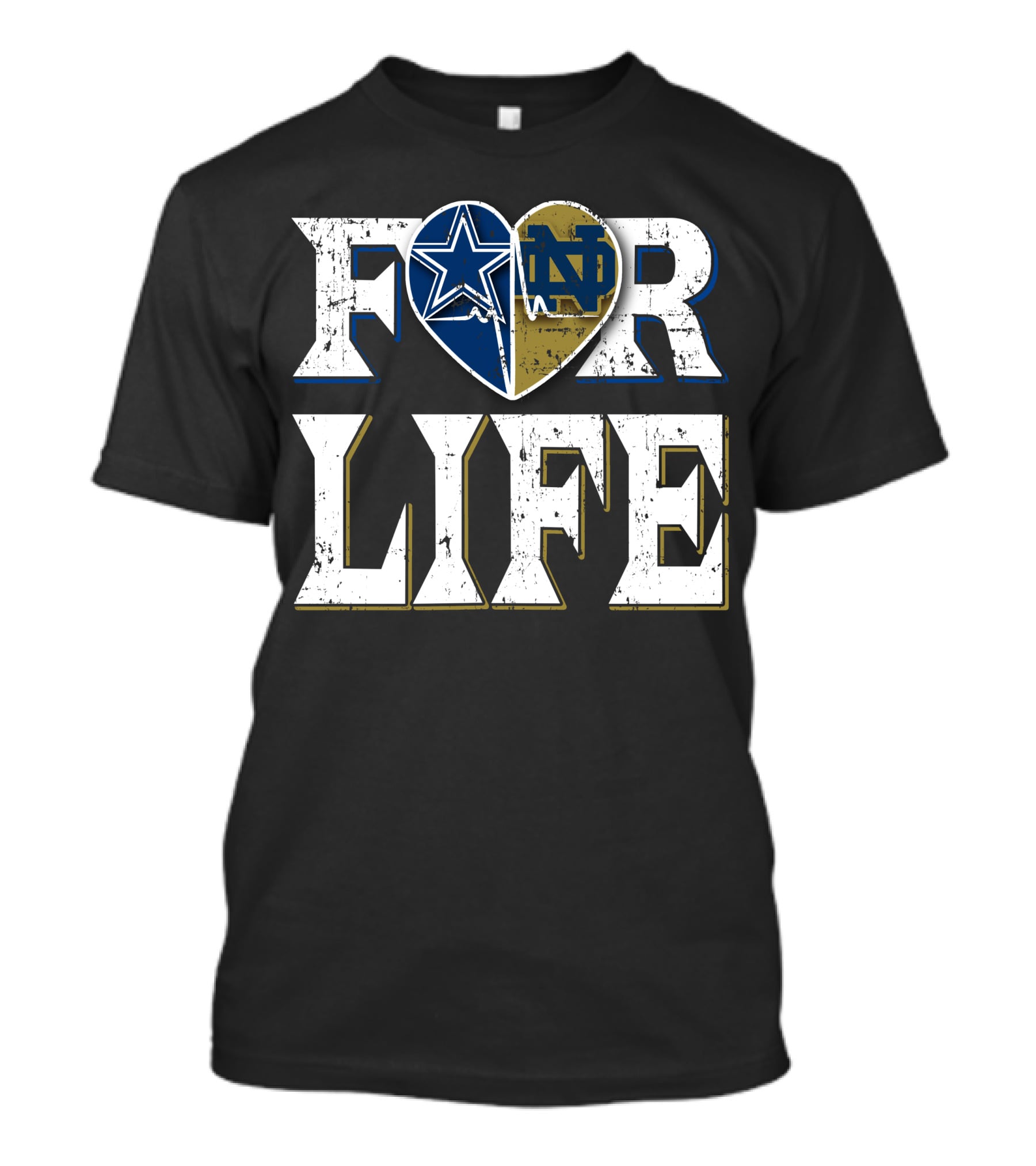 For Life Cowboys Notre Dame T-Shirt