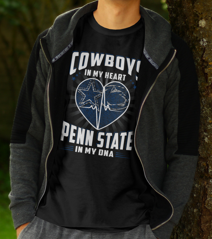 Cowboys In My Heart Penn State In My Dna T-Shirt